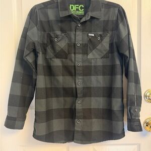 DIXXON Black and Gray Youth Flannel